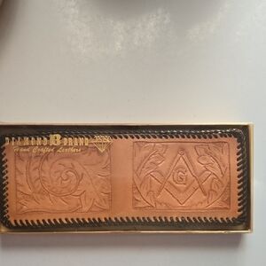 Vintage Hand Crafted Mens Genuine Leather Wallet